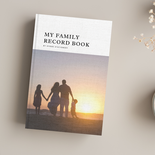 MY FAMILY RECORD BOOK, LINED NOTEBOOK