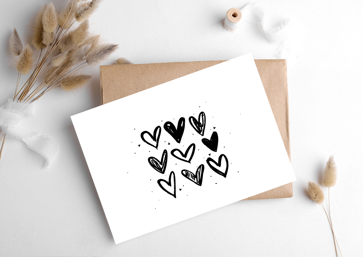 SCANDI HEARTS CARD