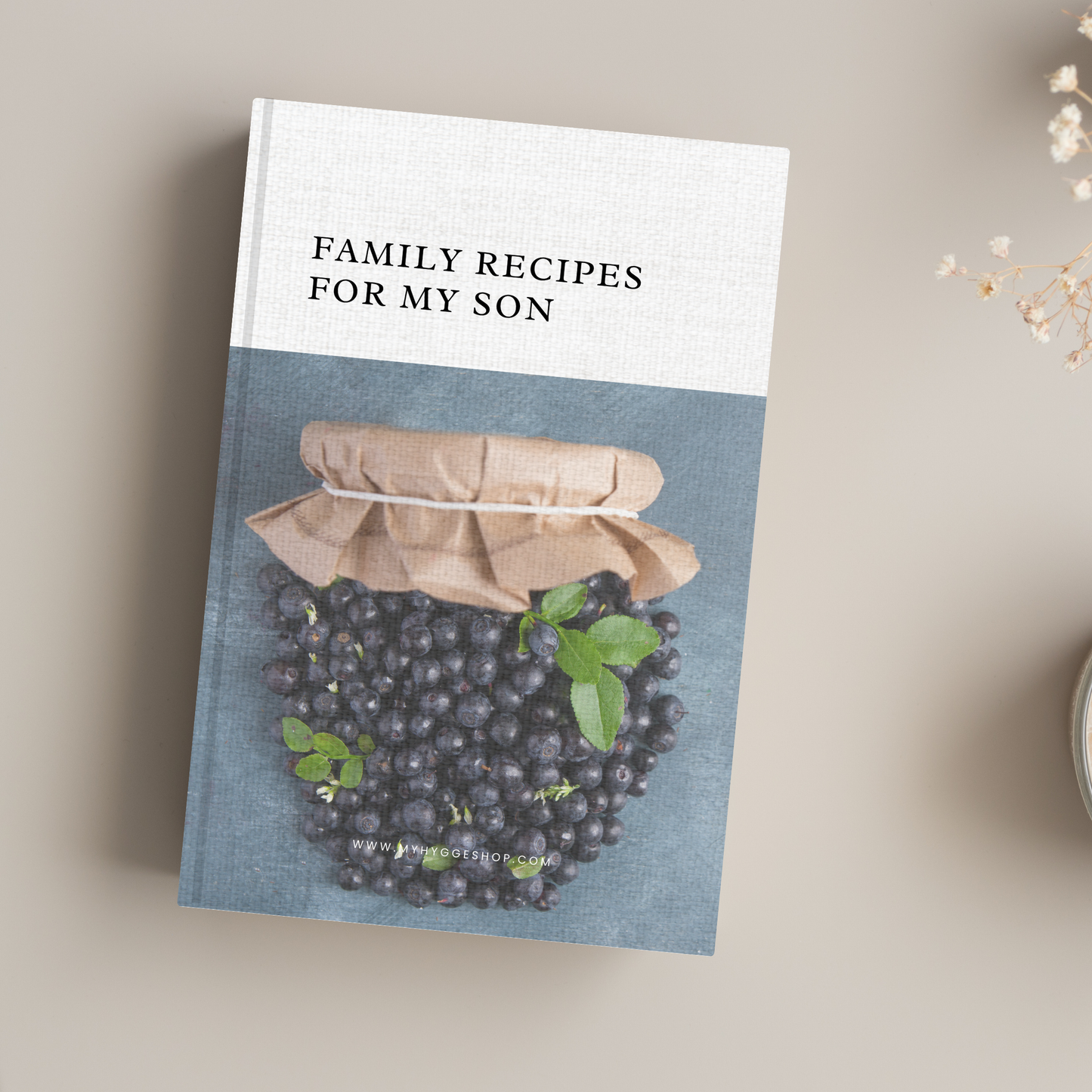 Family Recipes For My Son, Lined Notebook