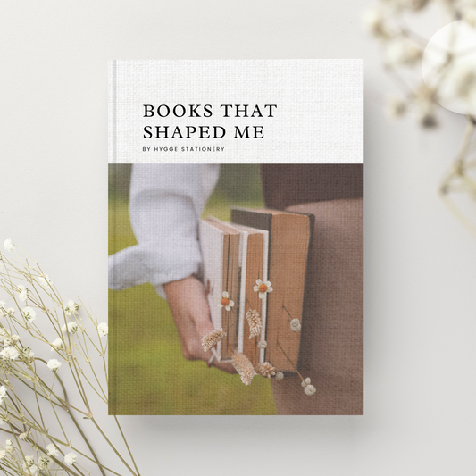 BOOKS THAT SHAPED ME, LINED NOTEBOOK