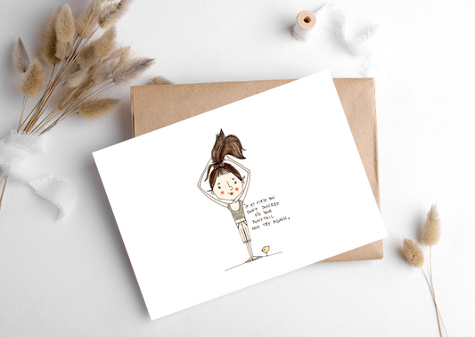 Fix Your Pony Tail Card