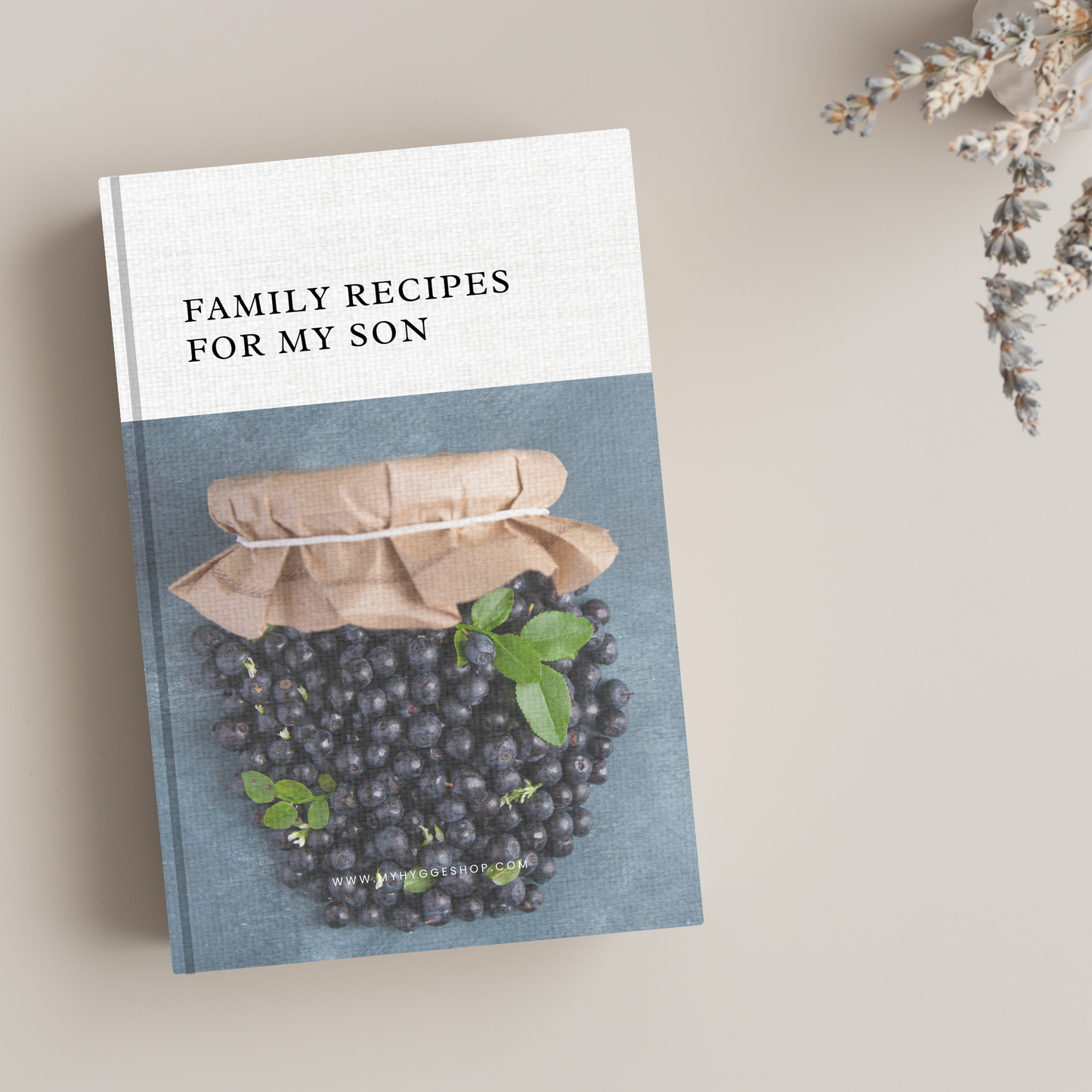 Family Recipes For My Son, Lined Notebook