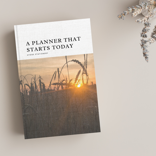 PLANNER THAT STARTS TODAY, LINED NOTEBOOK