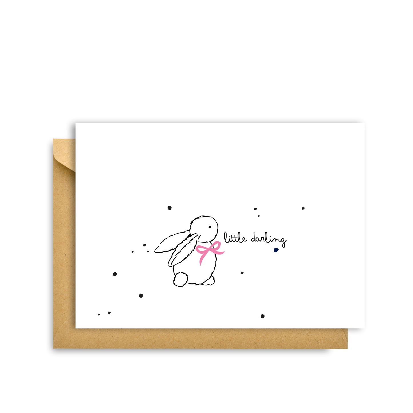 GIRL BUNNY CARD