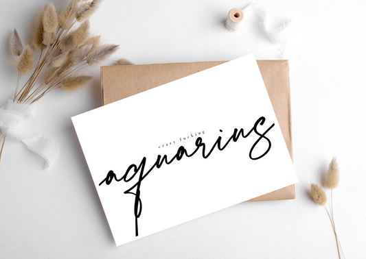 CRAZY FU.KING HOROSCOPE CARD