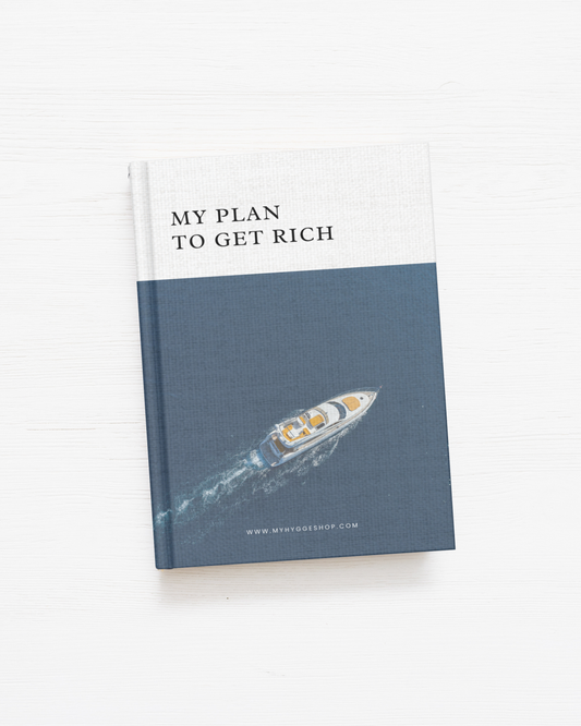 MY PLAN TO GET RICH, HARDCOVER NOTEBOOK