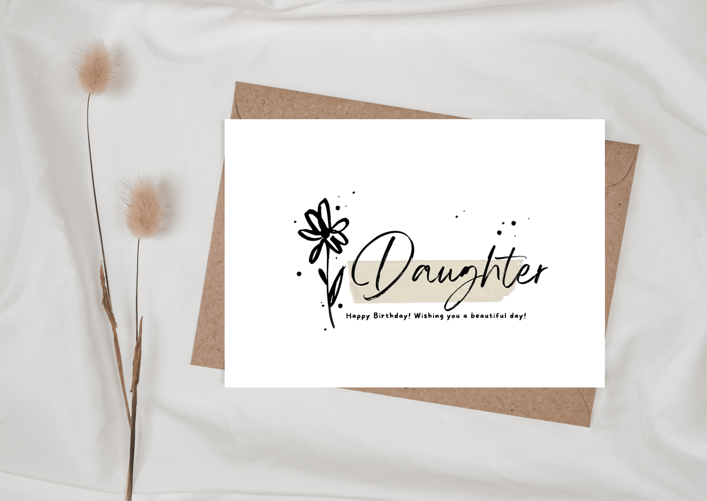 DAUGHTER FLOWER CARD, 283