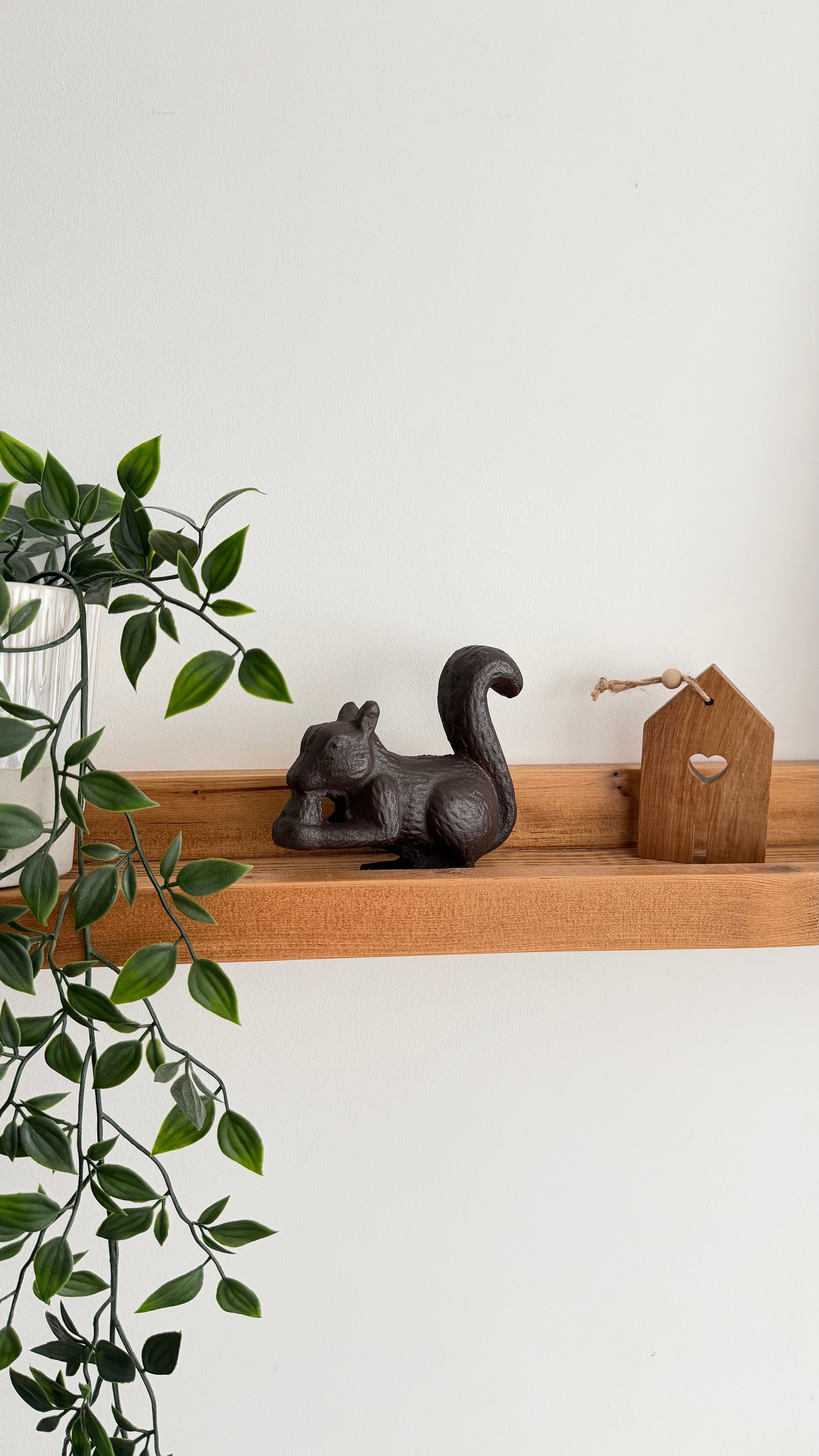 Small Cast Iron Animals- Bird, Snail, Bunny, Squirrel, Hedgehog