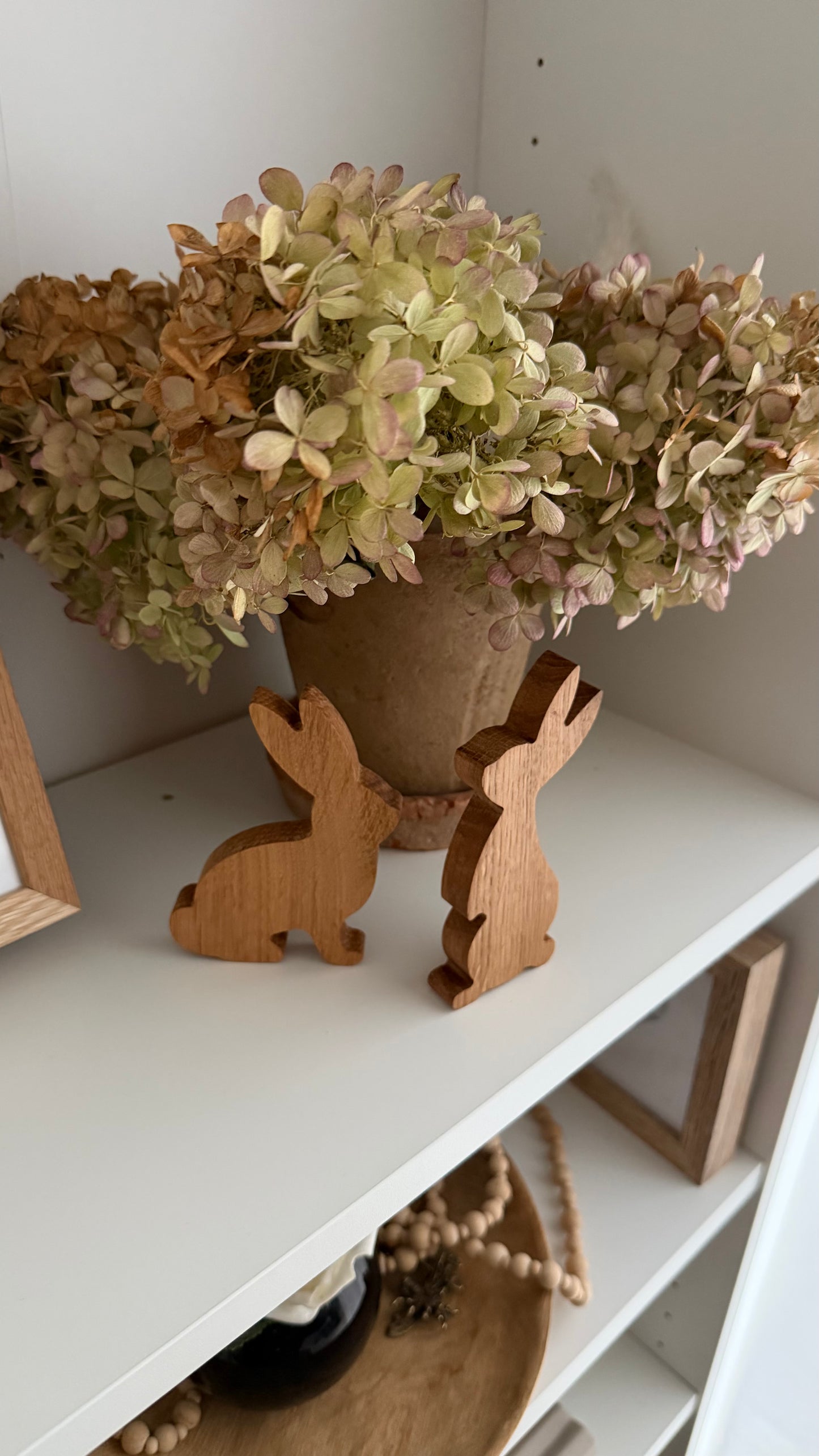 Oak Wood Easter Bunny