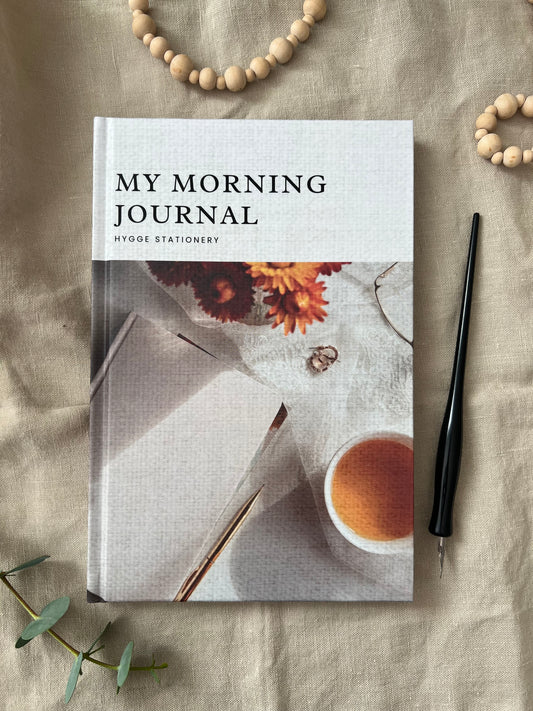 MY MORNING JOURNAL, HARDCOVER NOTEBOOK