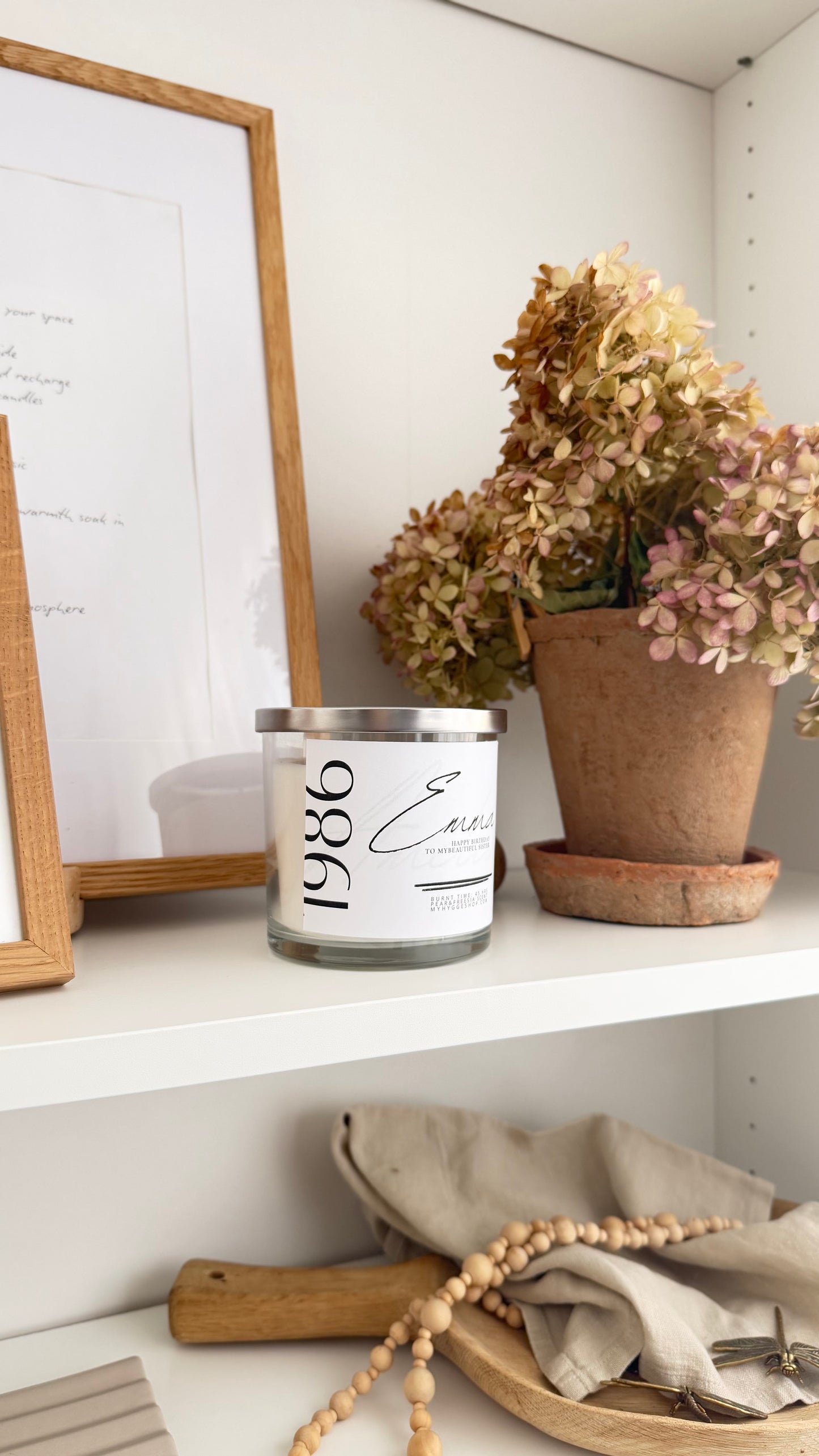 Personalised HAPPY BIRTHDAY Candle