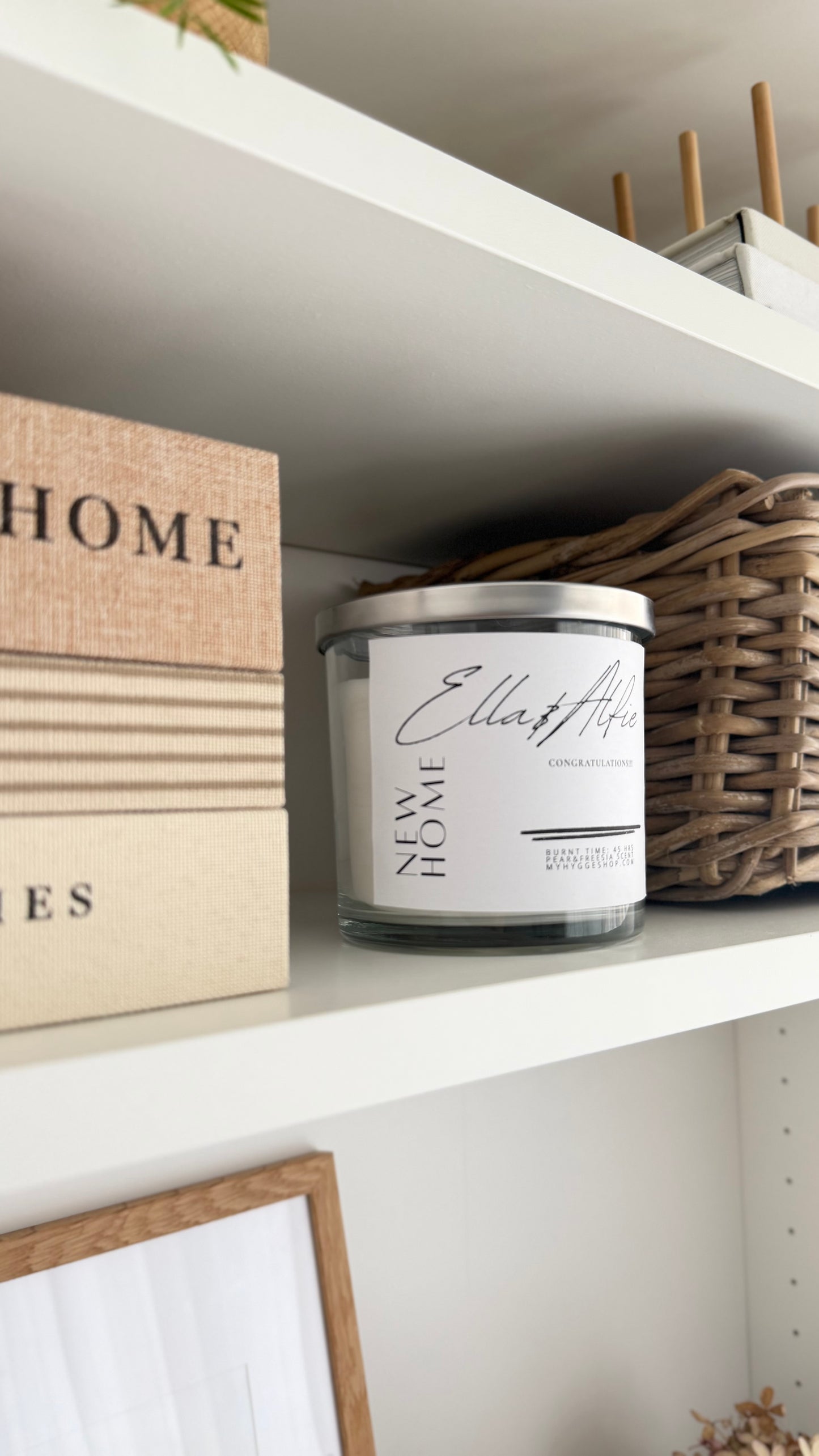 Personalised HAPPY BIRTHDAY Candle