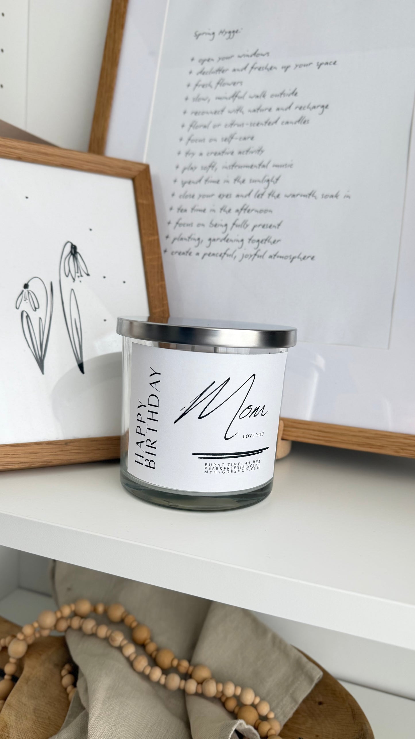 Personalised HAPPY BIRTHDAY Candle