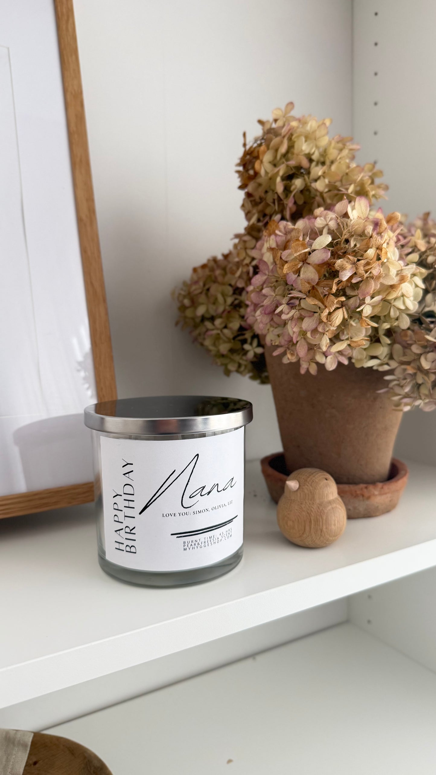 Personalised HAPPY BIRTHDAY Candle