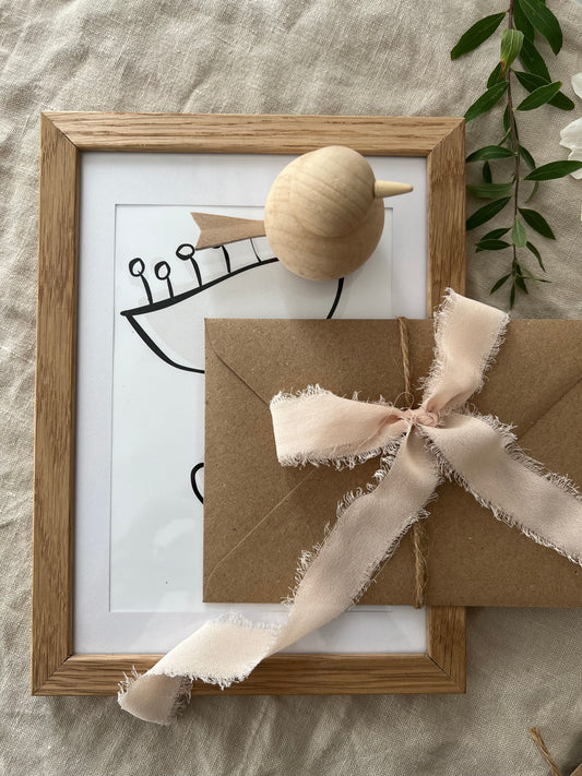 Hygge Gift Box- Poster+ Card+ Bird