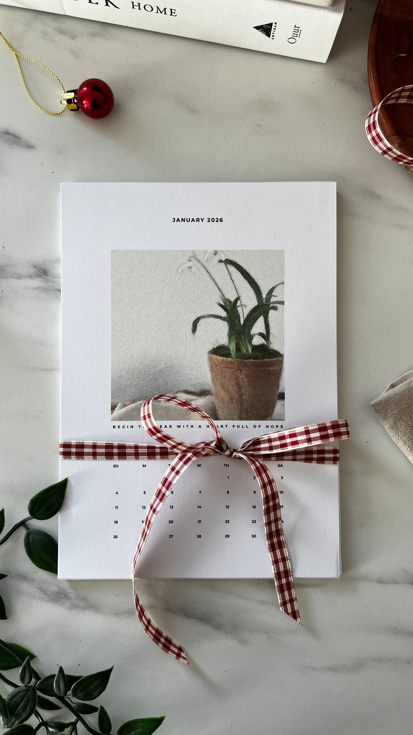 Floral 2026 Wall/ Desk Calendar