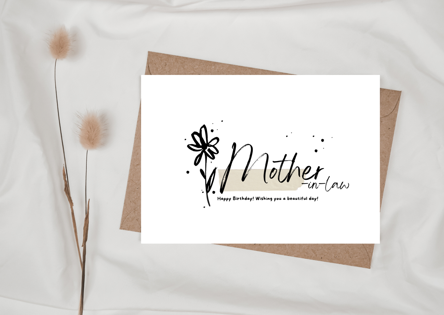 MOTHER-IN-LAW FLOWER CARD, 283
