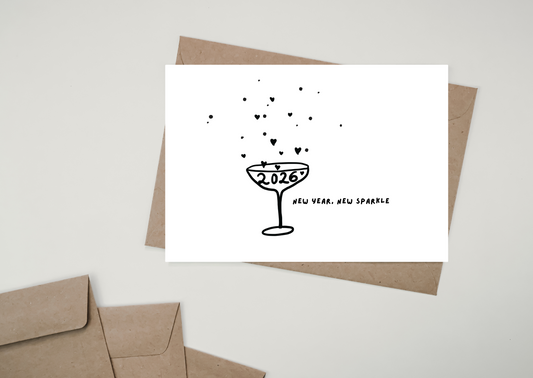 NEW YEAR, NEW SPARKLE 2026 CARD