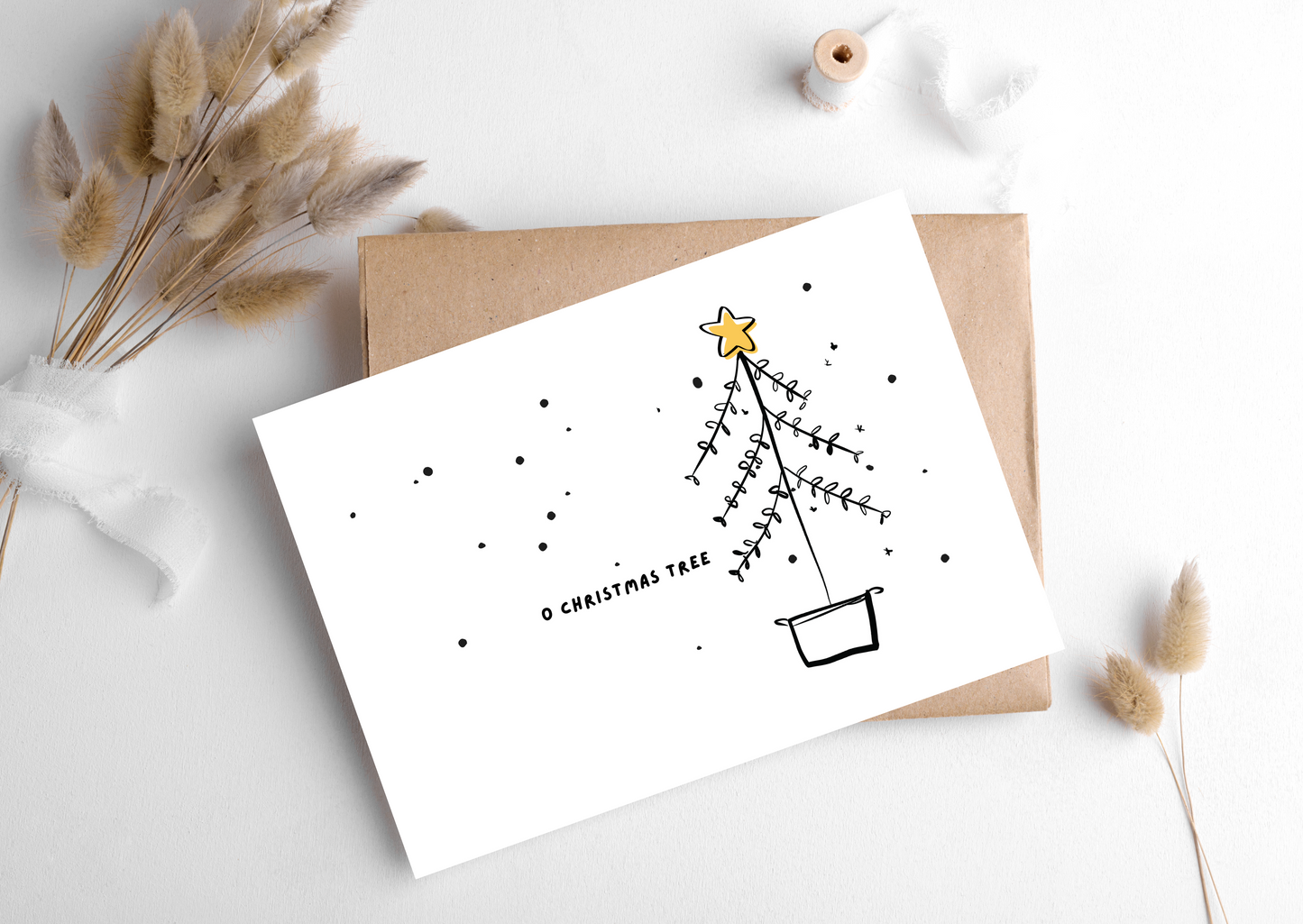 O CHRISTMAS TREE CARD