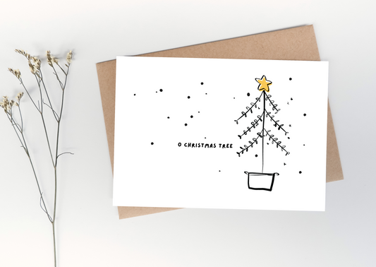 O CHRISTMAS TREE CARD