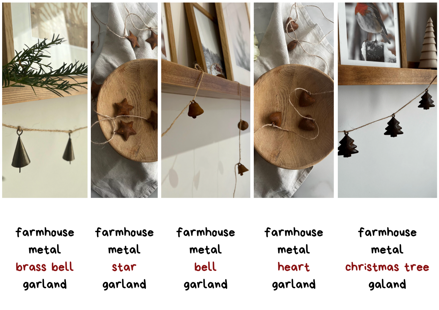 FARMHOUSE STAR GARLAND