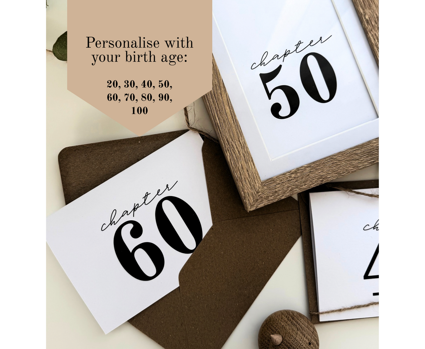 CHAPTER & AGE CARD