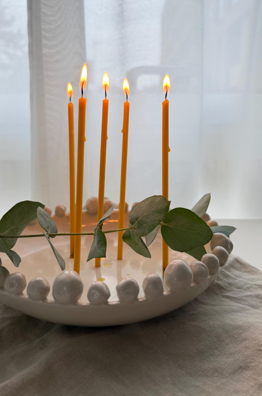 Beeswax Taper Candle