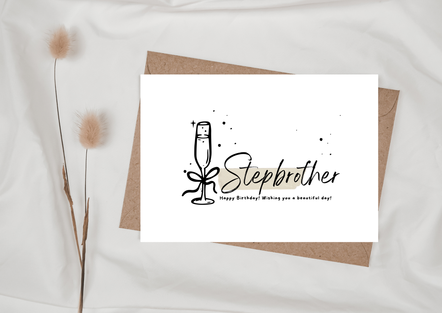 STEPBROTHER CHAMPAGNE CARD, 283