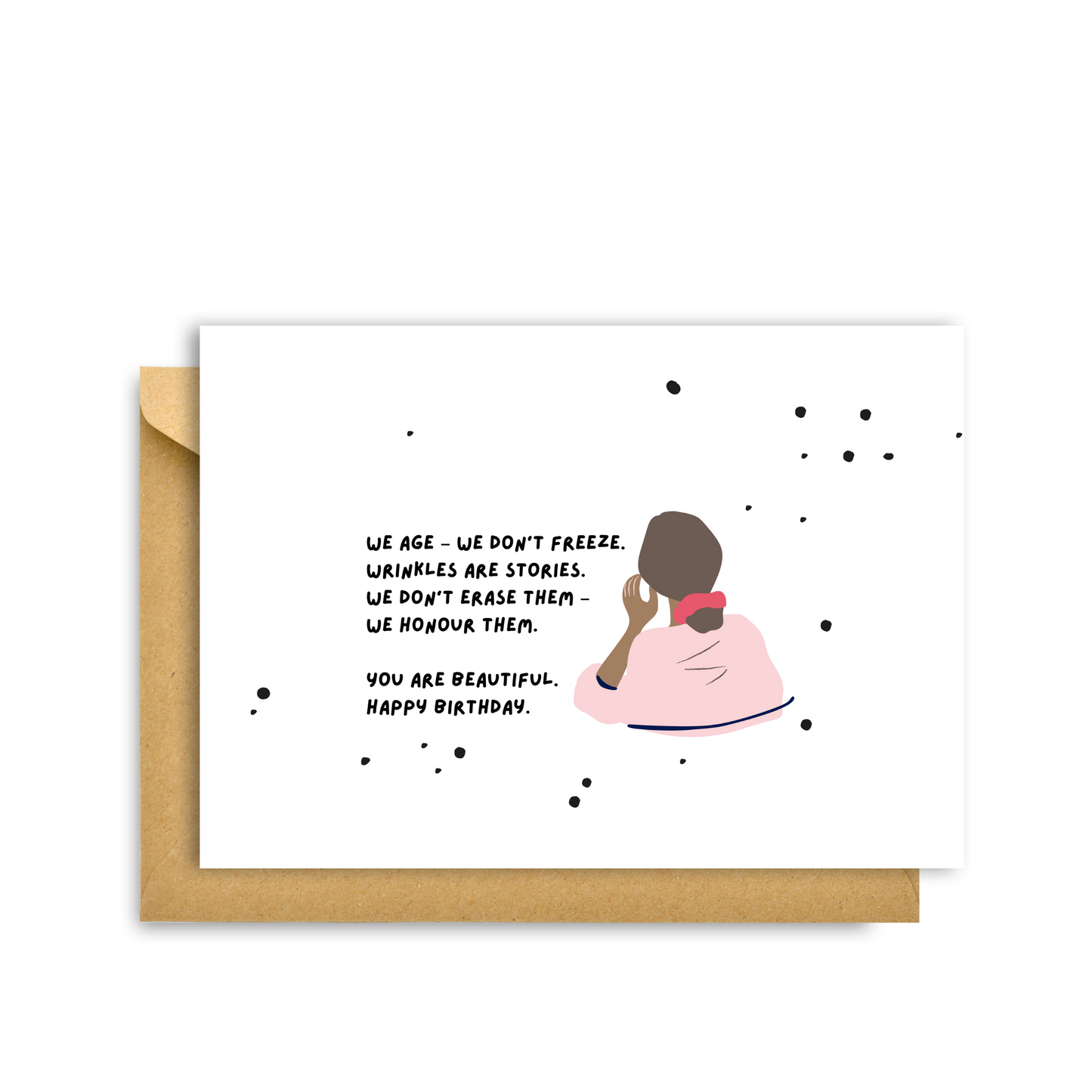WE AGE, HAPPY BIRTHDAY CARD