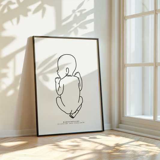 Personalised Newborn Print