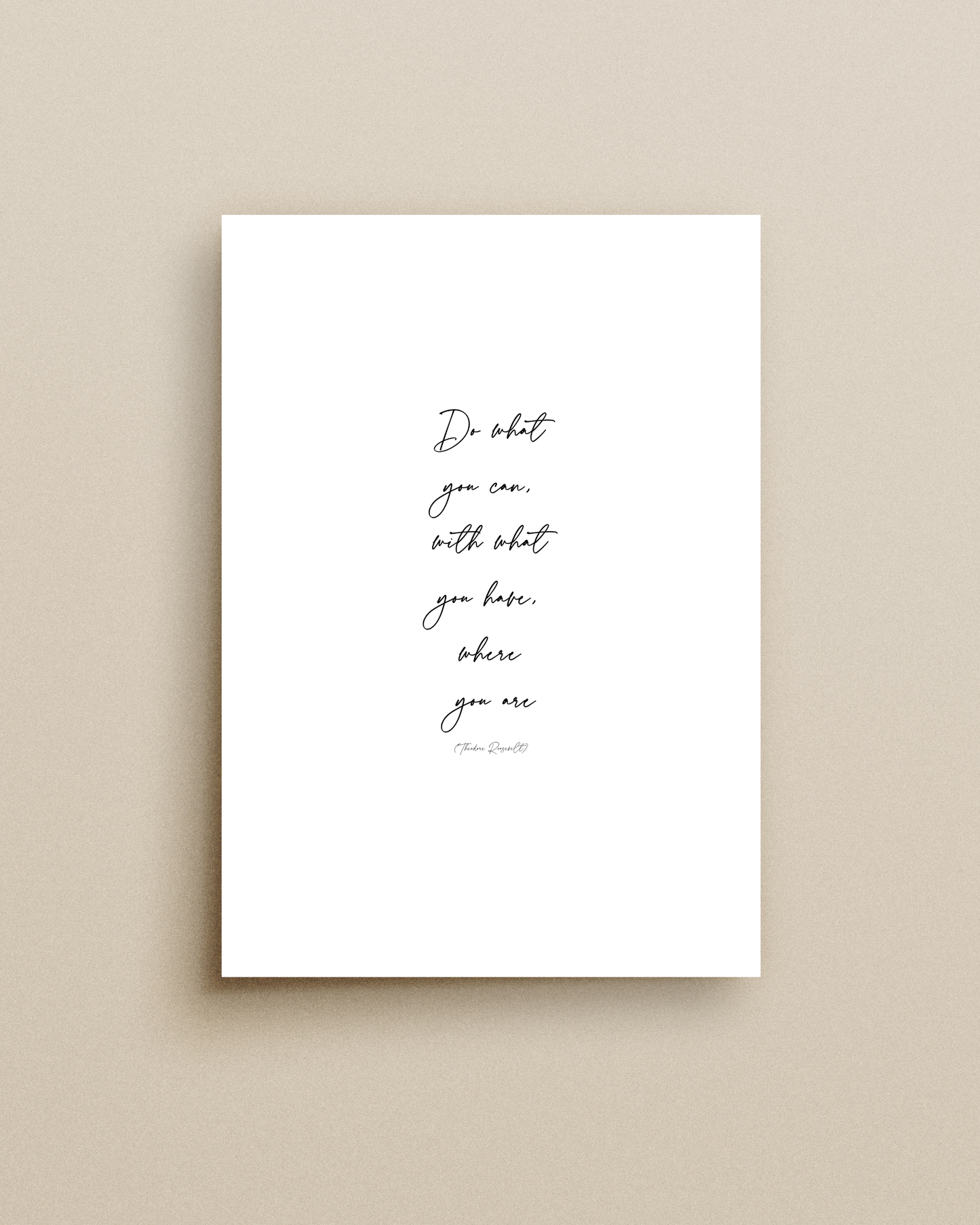 Do What You Can Print
