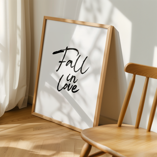 Fall In Love Print