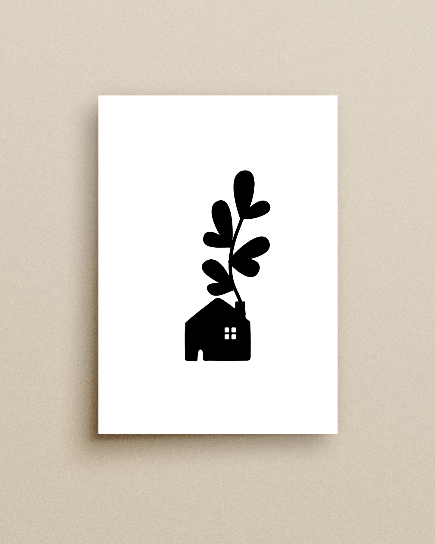 Home & Hearts Print