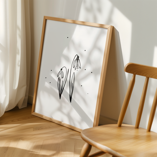 Snowdrop Print