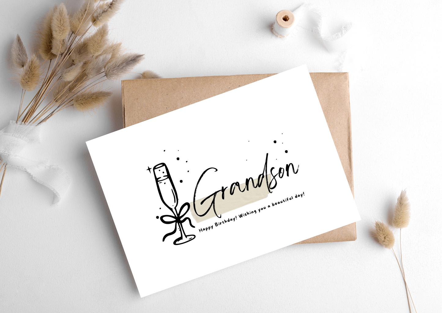 GRANDSON CHAMPAGNE CARD, 283
