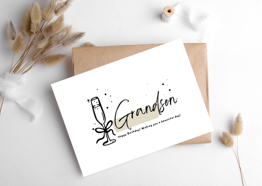 GRANDSON CHAMPAGNE CARD, 283