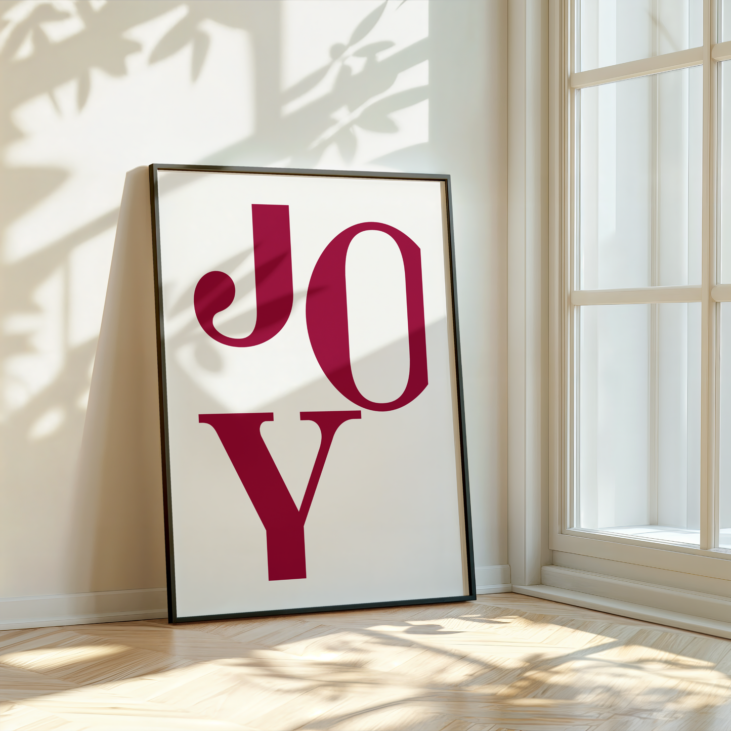 Red Joy Print