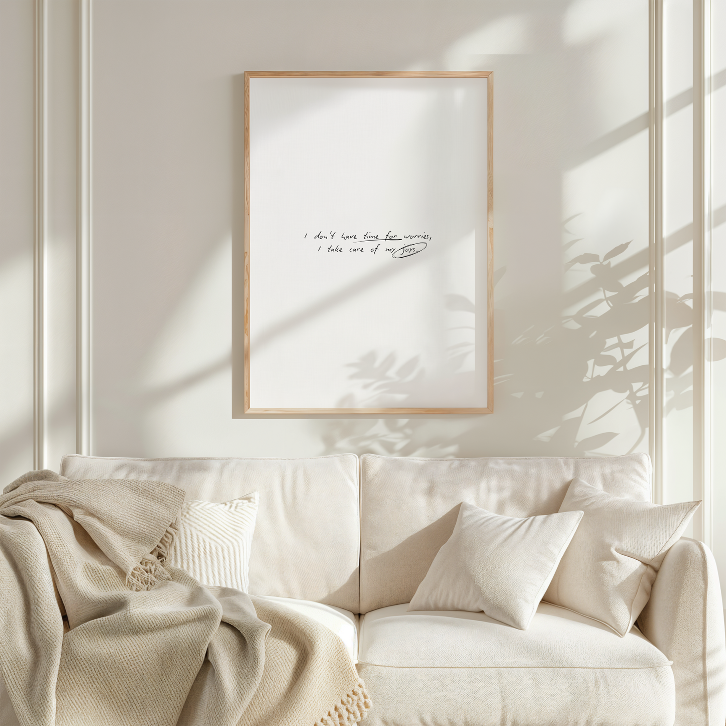 I Take Care Of My Joys Print