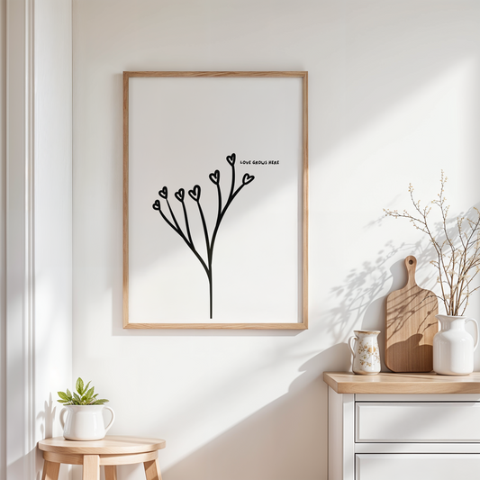 Love Grows Here Print