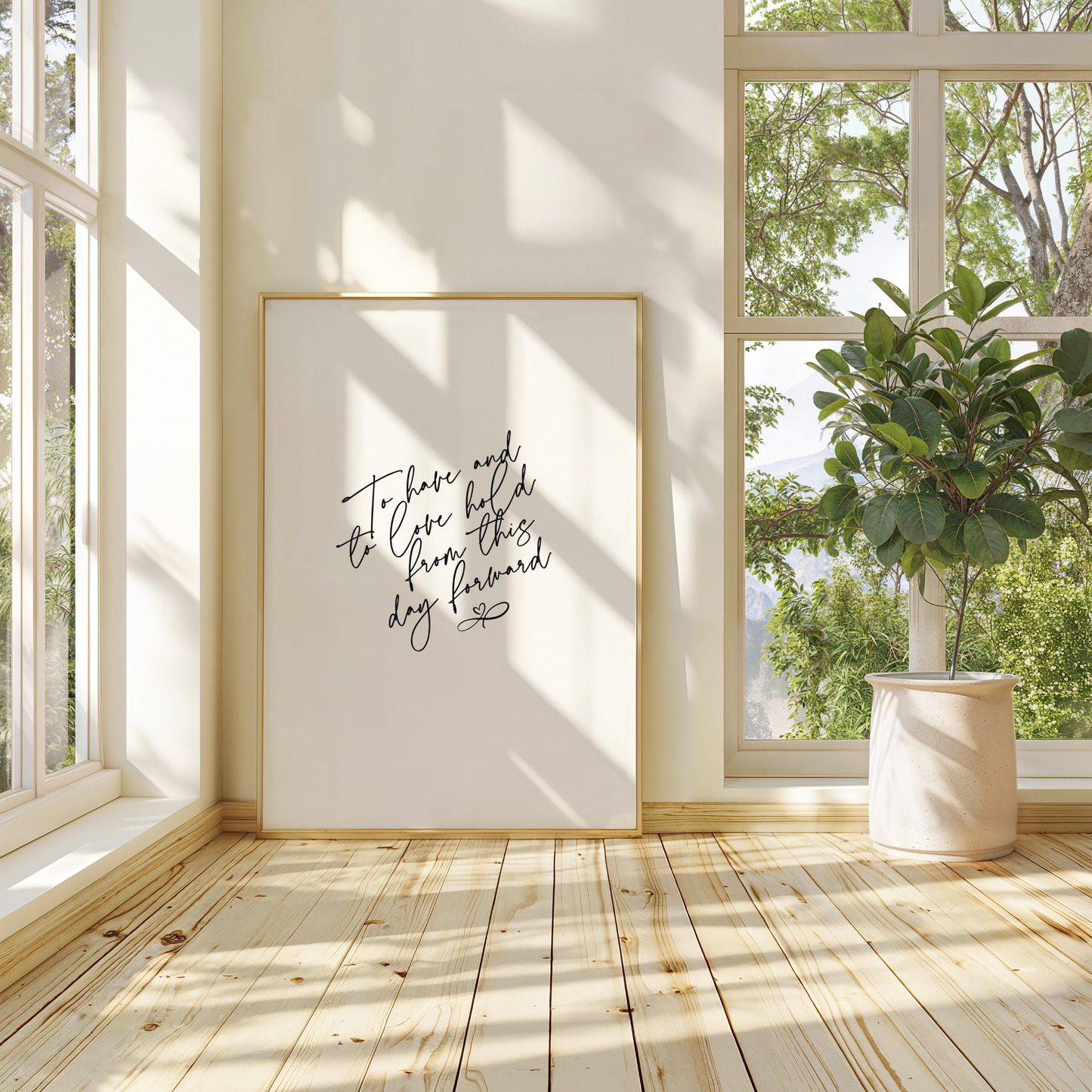 To Have and to Love Hold Print