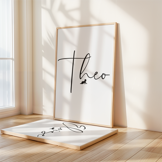 Personalised Baby Name Print