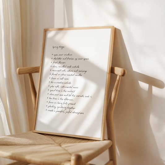 Spring Hygge Print