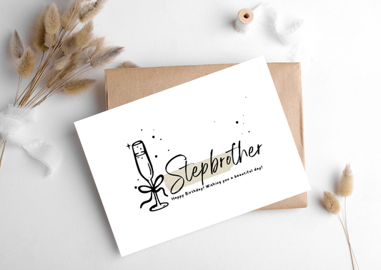 STEPBROTHER CHAMPAGNE CARD, 283