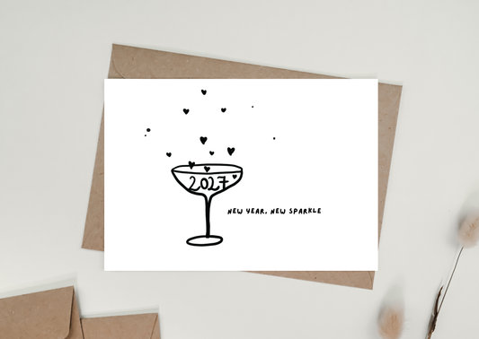 NEW YEAR, NEW SPARKLE 2027 CARD