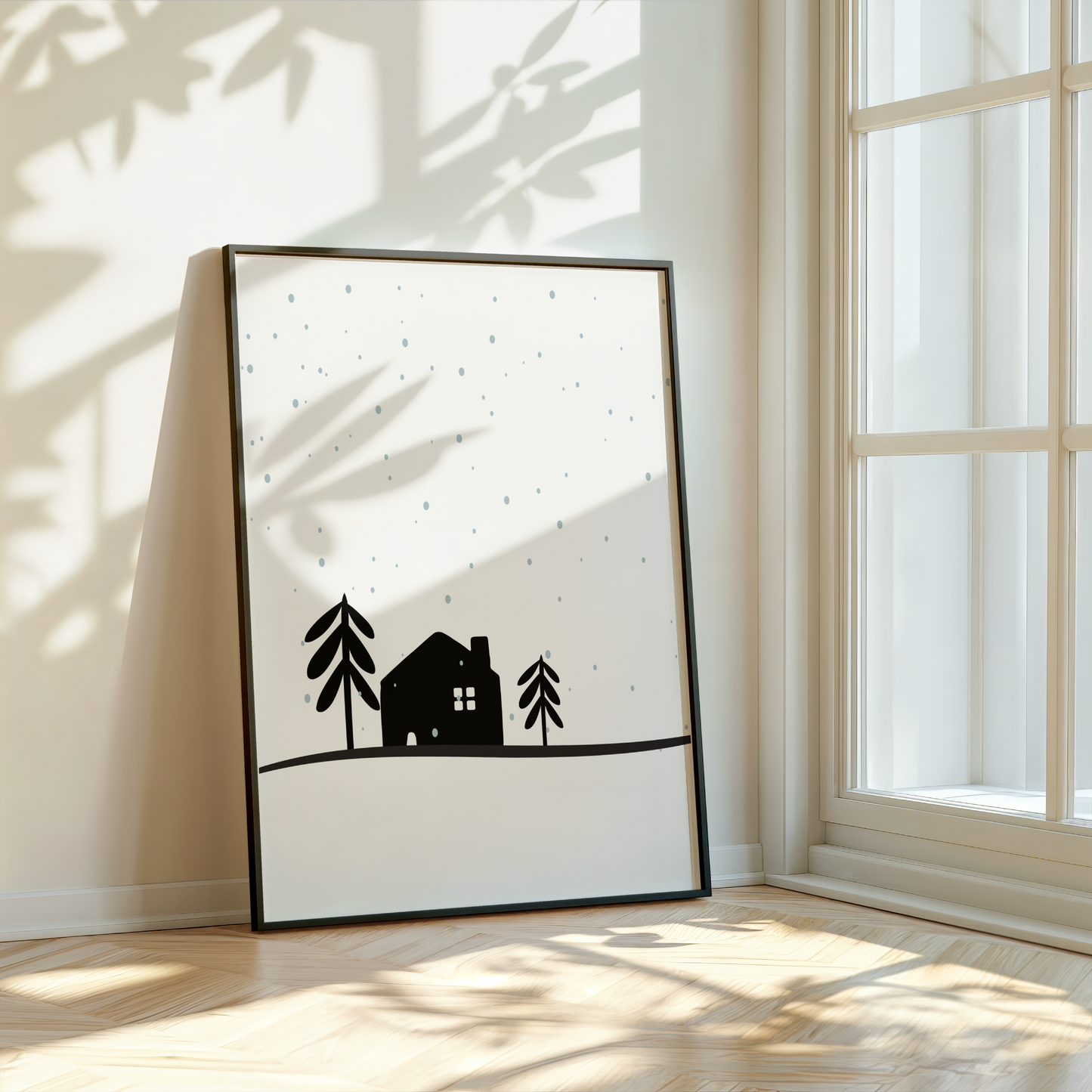 Winter House Print