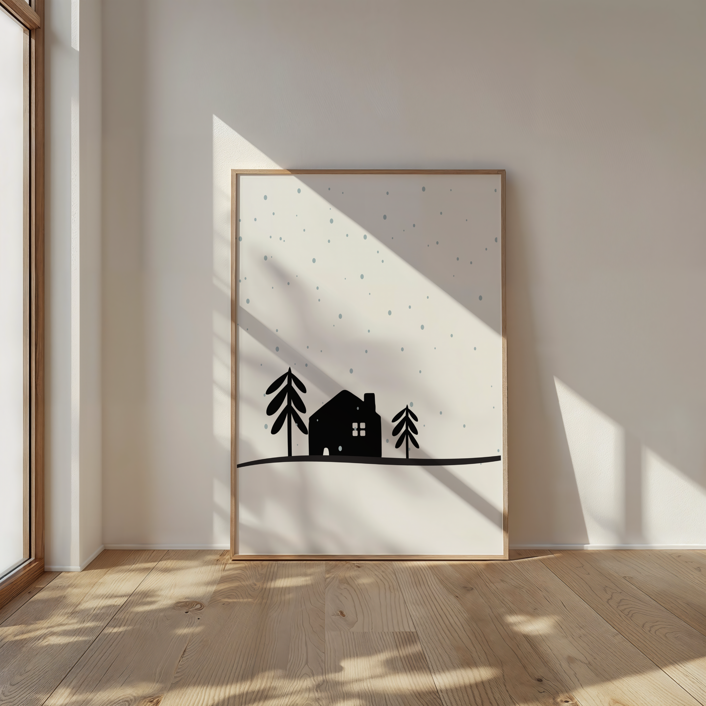 Winter House Print