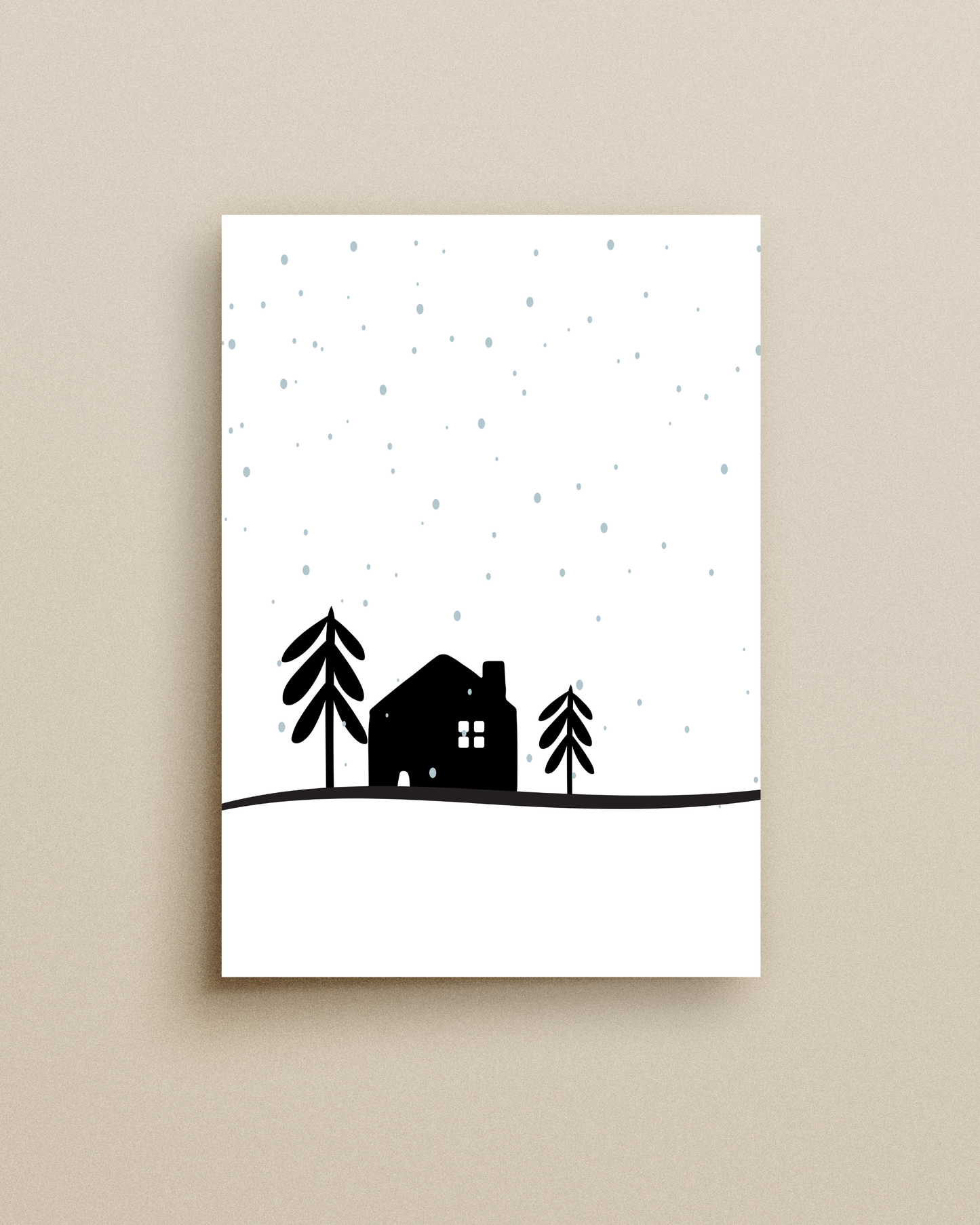 Winter House Print
